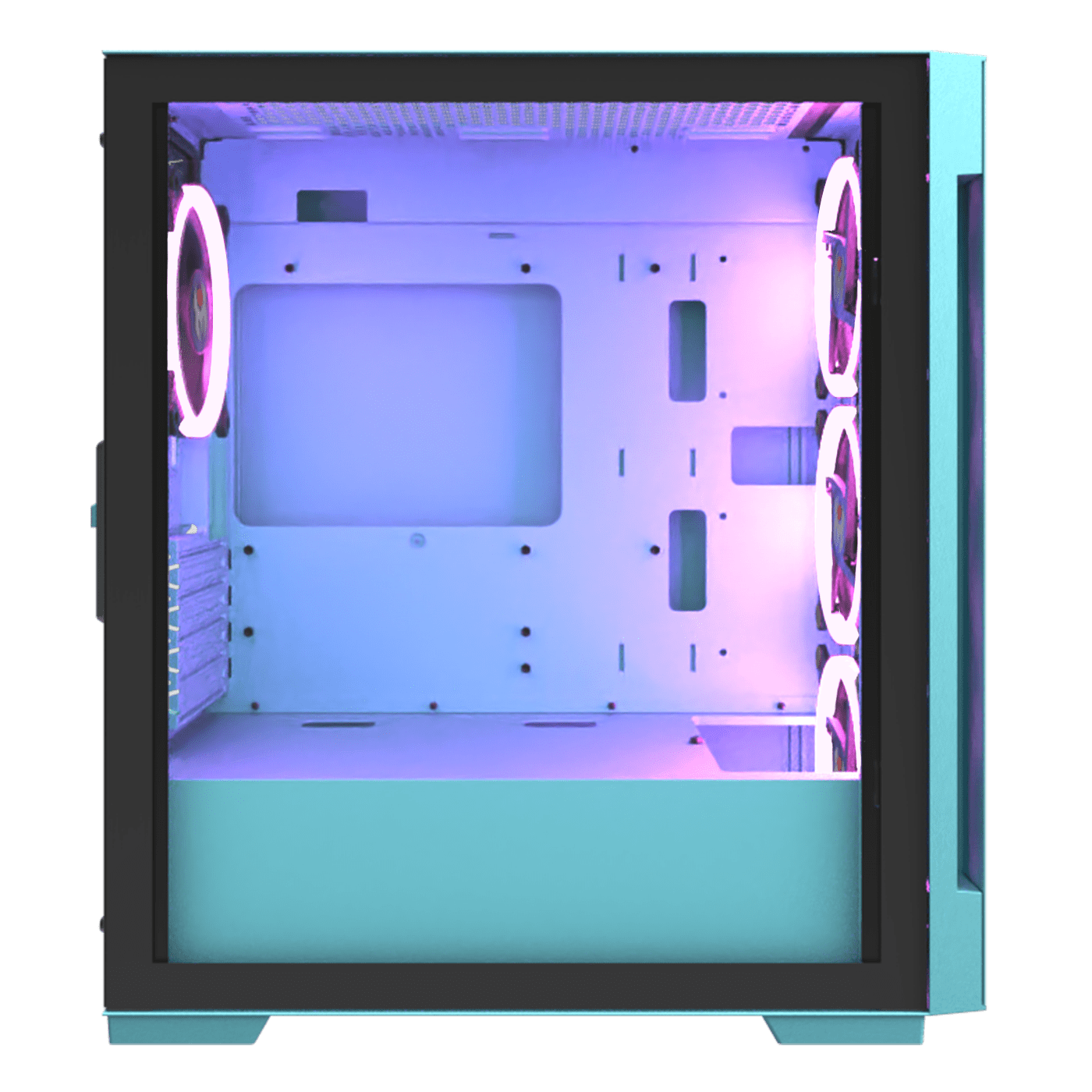Boîtier_PC_Gamer_Bleu_RGB_Mercury